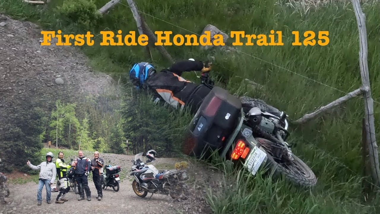 2023 Honda Trail 125-The First 34 miles + Cydneys First Group Ride