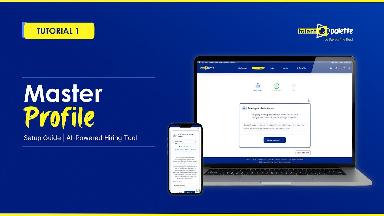 Creating Your Master Profile in The Talent Palette | AI-Powered Attraction & Hiring Tool Tutorial