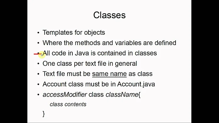 Java Objects and Classes AP Computer Science Lesson 8