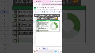 Bikin to do list pake chart di EXCEL #excel #exceltips #exceltricks #tutorexcel #belajarexcel