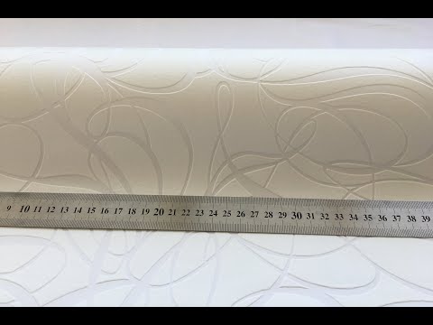 Білі абстрактні шпалери 224617, геометричний малюнок округлих смугастих фігур, завитки заплутаної лінії що переплітаються, видео 4