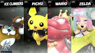 Mega Battle: Monty &amp; Rocky vs Cyberpunk Pichu vs Red Wart vs Iono