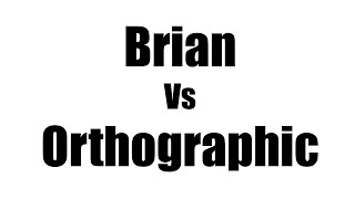 Flat Earth: Brian Leake vs Orthographic