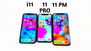 iPhone 11 Vs iPhone 11 Pro Vs iPhone 11 Pro Max - iOS 17 SPEED TEST 2024