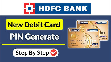 hdfc debit card pin generate | hdfc debit card pin generate online | hdfc atm pin generate online