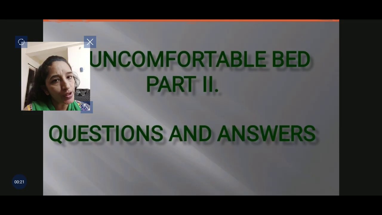 Class 7 explanation of answers of "An Bed". YouTube