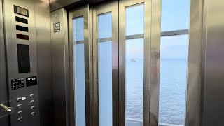 2000 Otis Roped Hydraulic Elevator Enseada Food And Drinks, Funchal, Portugal.