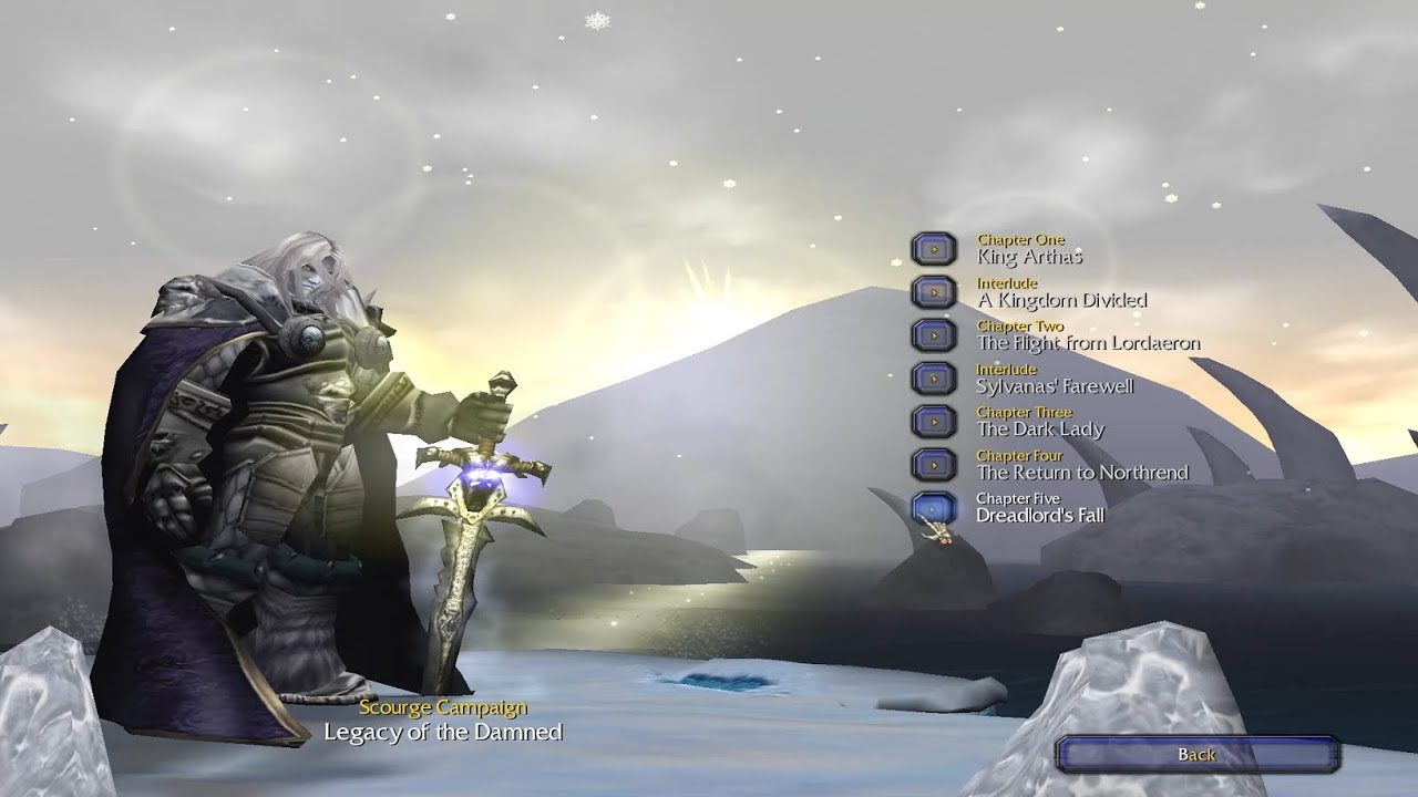 Warcraft 3 The Frozen Throne Scourge Campaign Dreadlord's Fall