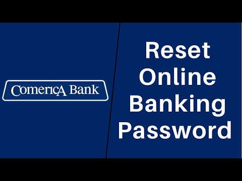 Comerica Bank : How to Reset Online Banking Password | Sign In  comerica.com
