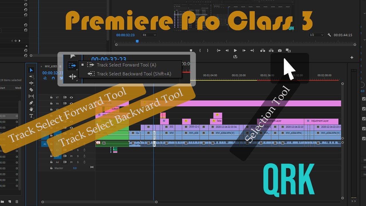 Select tracks. Select a track. Track Matte Key в Adobe Premiere Pro на русском. Salzz Classic Pro.