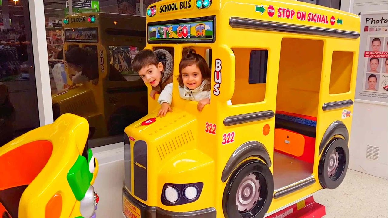 childs ride on toy bus