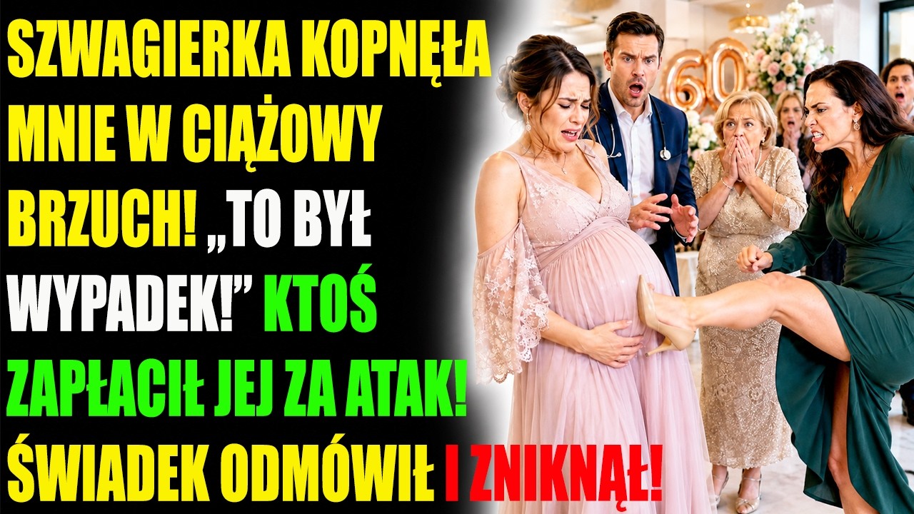 Stałam przy stole z tortem na urodzinach mojej teściowej, gdy moja szwagierka kopnęła mnie w brzuch – patrząc mi prosto w oczy. Nie potknęła się. Nie straciła równowagi. Zrobiła to celowo, a ja...