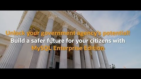 MySQL Enterprise Edition for Government