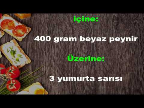 Peynirli Ay Poğaça Tarifi