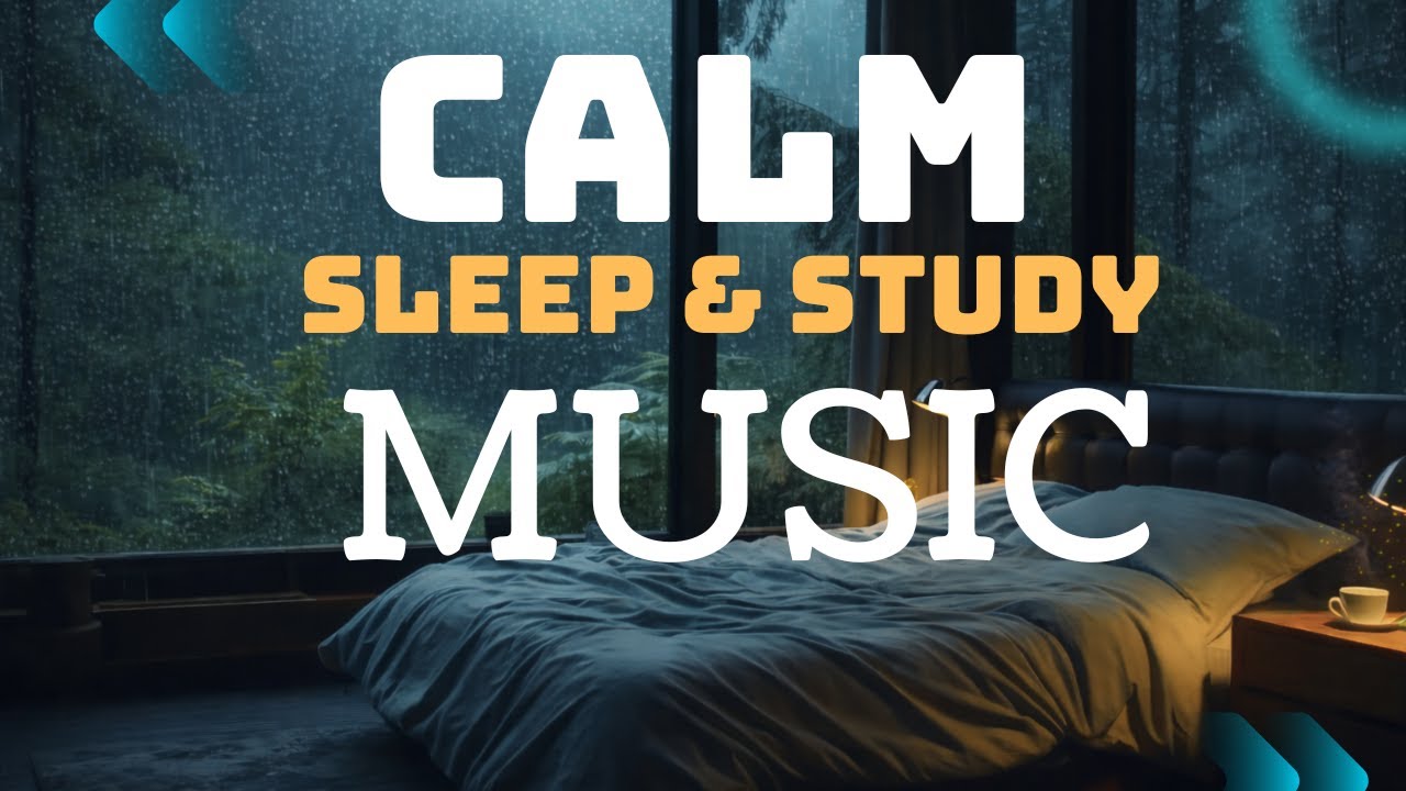 Night sleeping music | music to study| Cool relaxing Music | Rain sound | Anxiety relieve