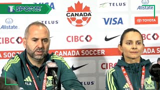 La ILUSIÓN de Pedro López y la  Selección Mexicana de ir al Mundial Femenil, tras EMPATAR en Canadá