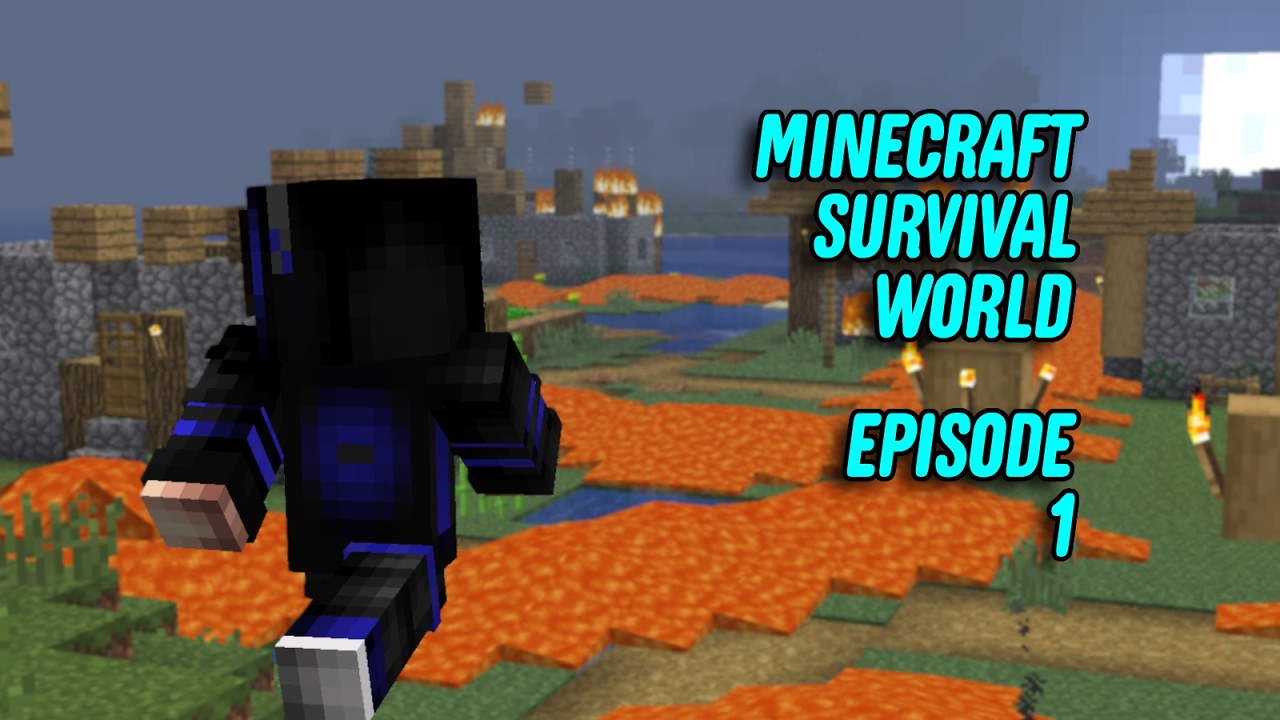 Day 1 of Minecraft Survival - YouTube