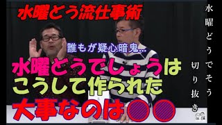 【水曜どうでそう・切り抜き】水どう流仕事術！水曜どうでしょうはこうして作られた…真に新しいものを作る時に企画書は無意味！#水曜どうでしょう #仕事 #水曜どうでそう #藤村忠寿 #嬉野雅道 #切り抜き