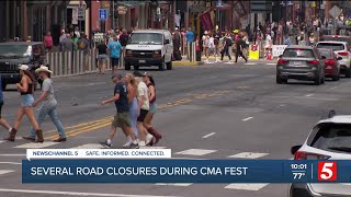 CMA fest bringing road closures to downtown Nashville; How can you avoid the chaos?