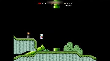 Super Mario Bros. X (SMBX) Custom Level - Shocking Shooter "Koopa Lake"