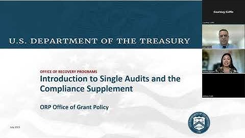 Introduction to Single Audits for Tribes