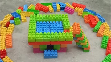 Satisfying DIY House/ASMR Building Blocks/ building game/Lego blocks#asmr#asmrsounds#buildingblocks