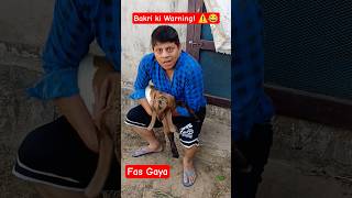 Bakri ki Warning! ⚠️😂  #funny #funnyshorts #comedy #viral #trend #shorts #patipatni