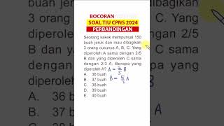 SOAL TIU CPNS 2024 - TIPS PERBANDINGAN KUANTITATIF PART 54