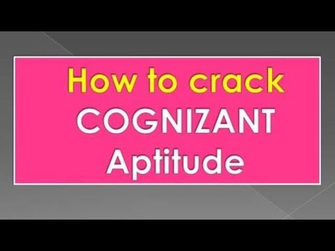 How to crack Cognizant written test 2019