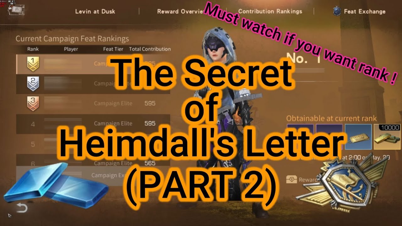 LifeAfter Season 4 : The Secret of Heimdall's Letter (Part 2)