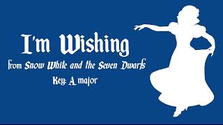 I'm Wishing (karaoke/instrumental) - Snow White and the Seven Dwarfs Resimi