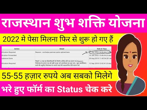 Shubh Shakti yojana Rajasthan 2022 | Majdur Card Shubh Shakti yojana ka status kaise check kare