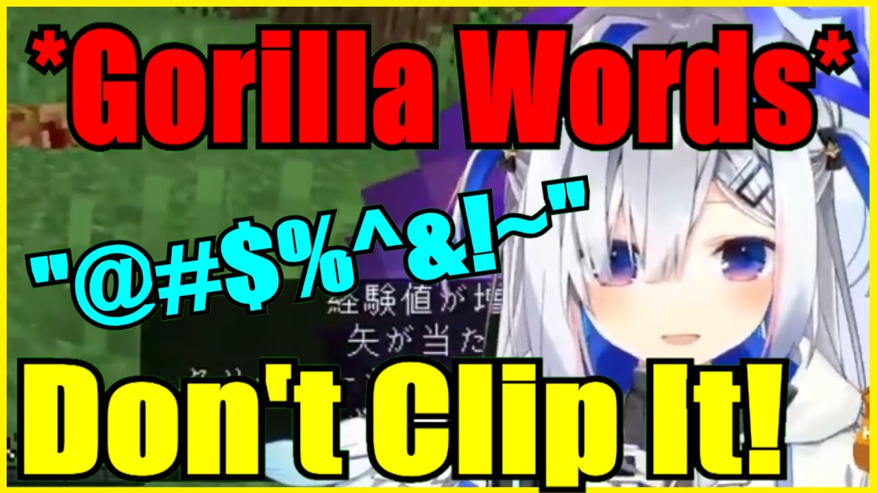 Kanata Started Speaking In Gorilla Language After Seeing A Creeper【Hololive | Eng Sub】