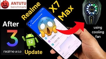 Realme X7 Max Antutu Test Using Cooling clip After Android 12 Update 🔥🔥🔥
