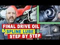 Final Drive Oil Change/Spline Lube BMW R1200GS/1250GS : DETAILED Step-by-Step Instructions