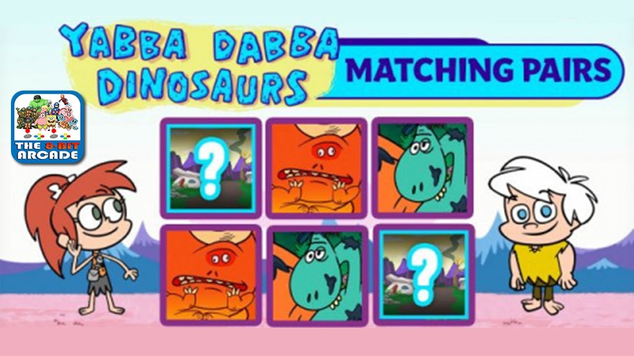 Yabba Dabba Dinosaurs: Matching Pairs - Pick the Prehistoric Pairs  (Boomerang Games) - YouTube