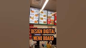 Design Digital Menu Board, Restaurants Menus, Flyer design for Cafe and Fastfood