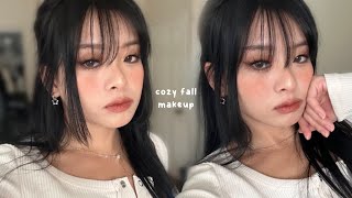 cozy fall makeup tutorial 🍂 (douyin inspired)