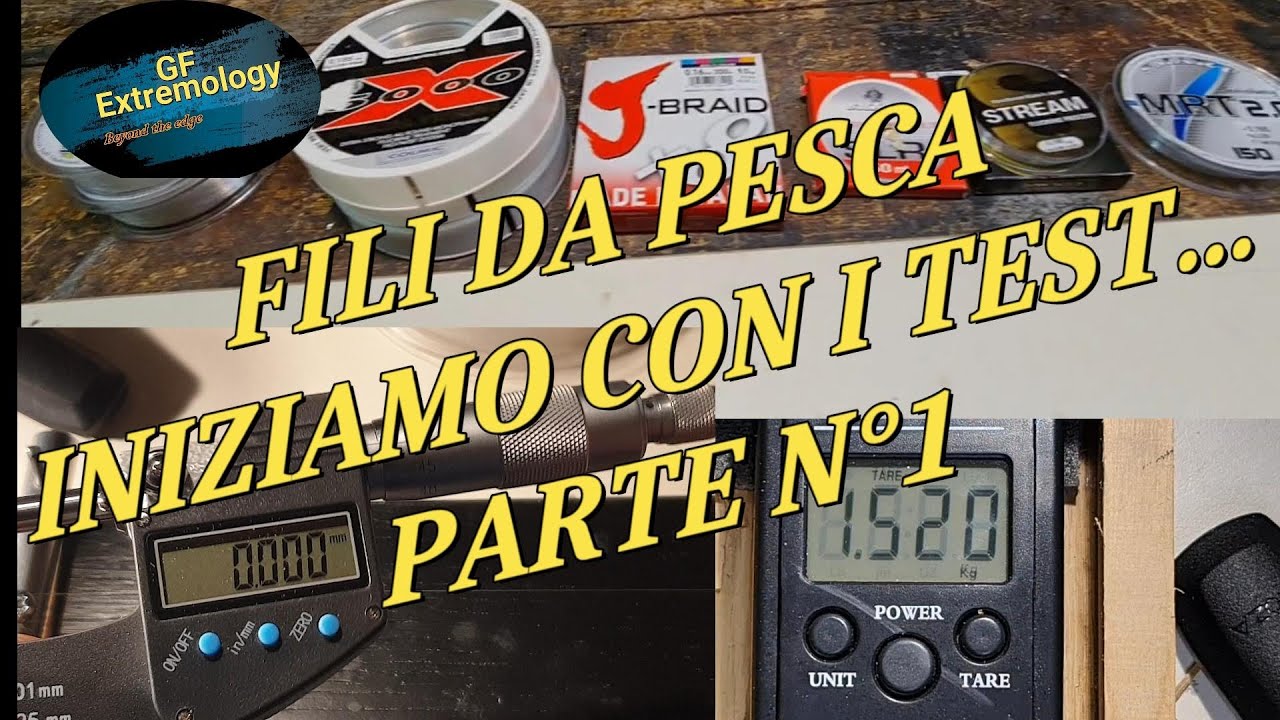 TEST FILI DA PESCA - PARTE 1 -🤔🤔Iniziamo con le PROVE😱😱