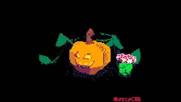 Pumpkin Jam making of timelapse in #picoCAD