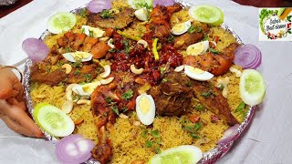 Special Nizamabad Ki Mandi // Zabardast chicken mutton fish mandi by saba