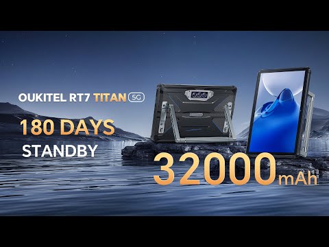 OUKITEL RT7 Titan- World's First 5G Rugged Tablet with World's Biggest Battery Capacity(32000mAh)