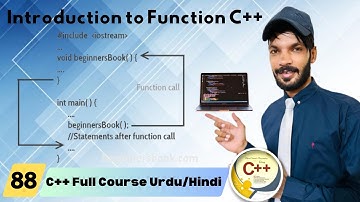 Lect#88) Introduction to Function complete lecture with example C++ in URDU/HINDI