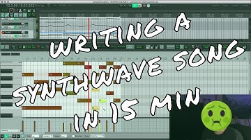 Writing a Synthwave song in 15 minutes (uncut)