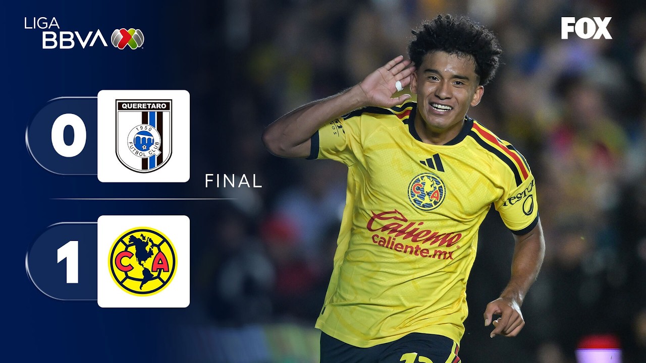 QUERÉTARO 0-1 AMÉRICA | RESUMEN | JORNADA 1 | APERTURA 2026