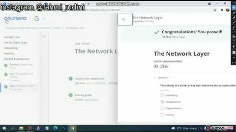 The Network Layer Coursera Quiz Answers