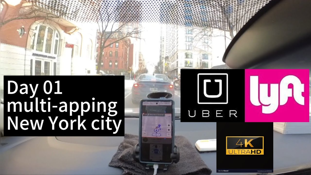 Driving Uber and Lyft at same time strategy in NYC. - YouTube