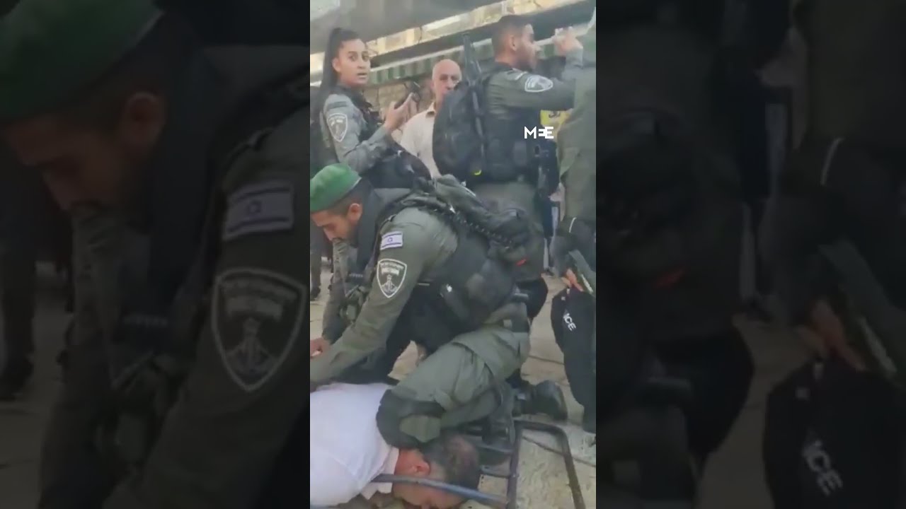 Israeli Police Violently Arrest Palestinian Man In Occupied East Jerusalem