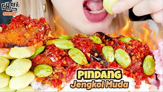 ASMR 🔥🌶PINDANG TONGKOL MERCON   PETE   LALAPAN JENGKOL MUDA | 🐟SPICY TUNA FISH