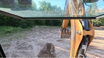 North America: The CASE side shift backhoe gives operators better sightlines to the bucket